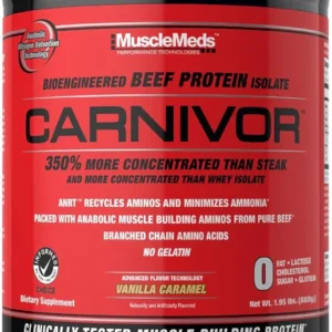 Musclemeds Carnivor Beef Protein Isolate 2 lbs 100% Beef Protein - Image 3