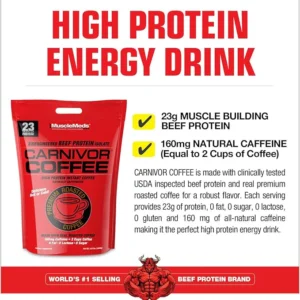 Musclemeds Carnivor Coffee - High-Protein Instant Coffee - Image 4
